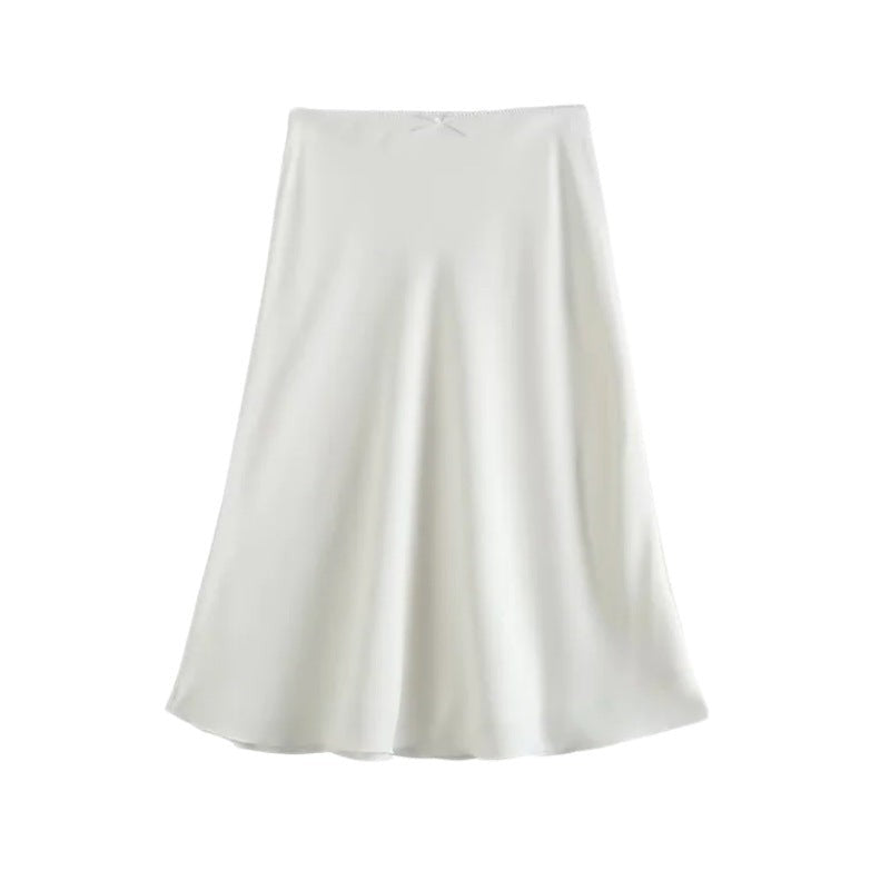 Arlisse Lace Panel Low-Waist Set - White
