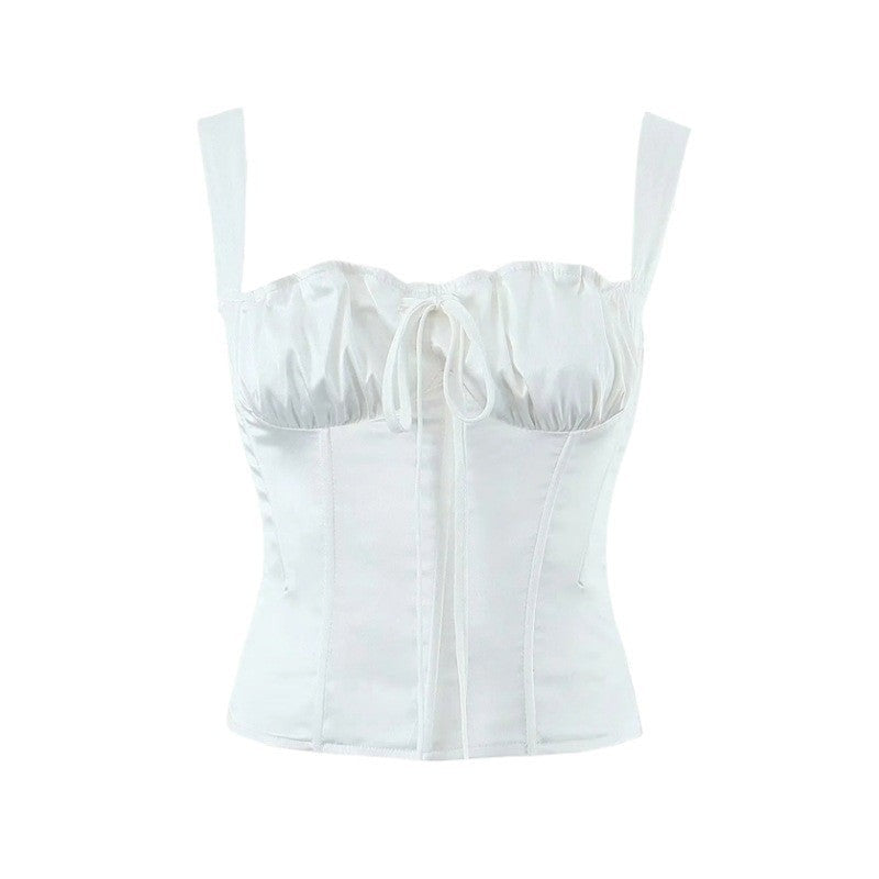 Ivory Bow Cinch Blouse