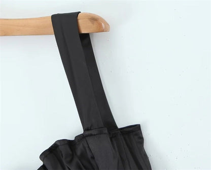 Midnight Bow Cinch Blouse