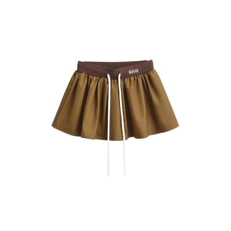 Vellaro Colorblock Polo Lounge Set - Brown