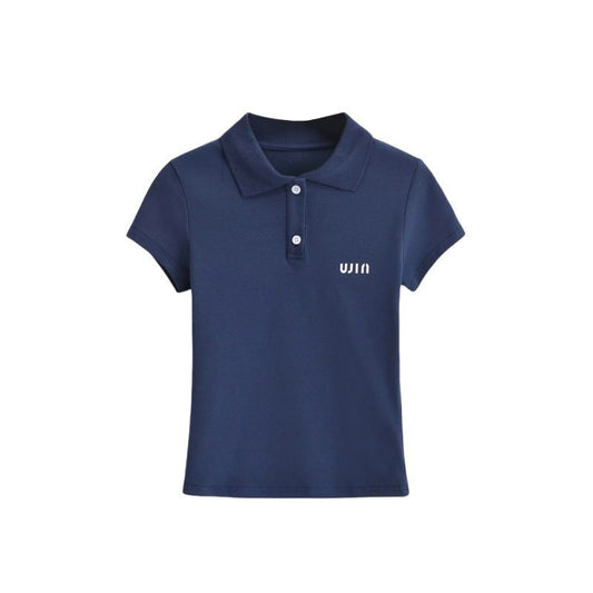 Vellaro Colorblock Polo Lounge Set - Navy