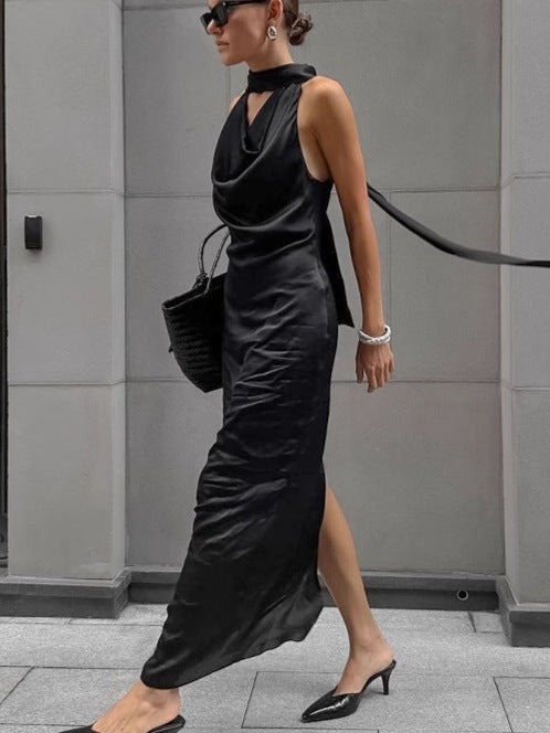 Veyrona Luxe Bodycon Dress - Black