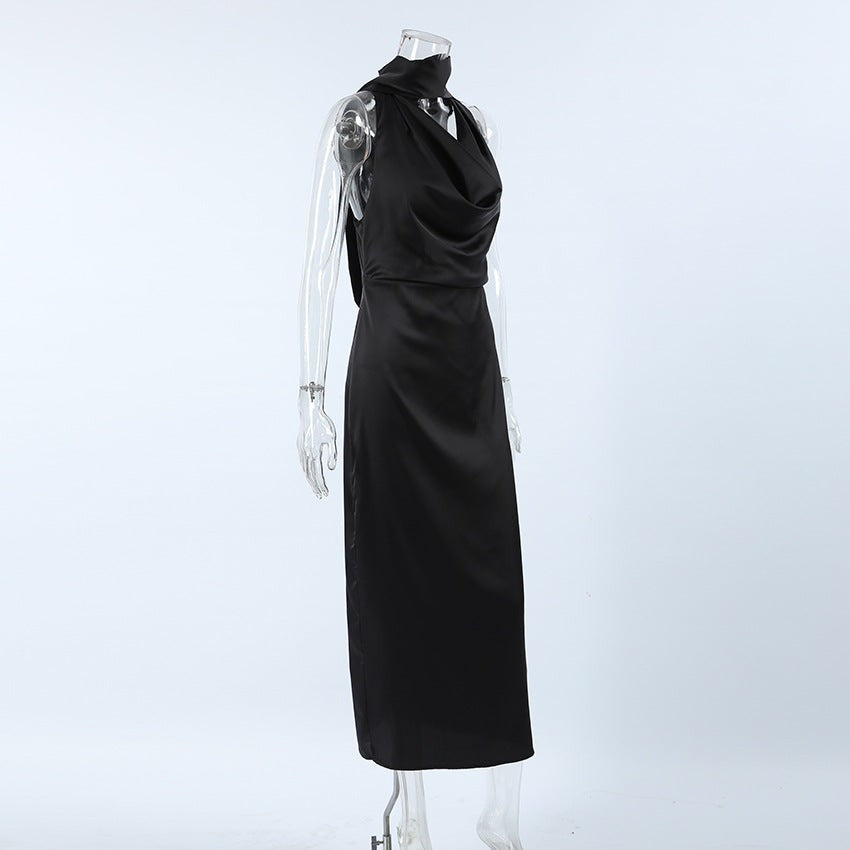 Veyrona Luxe Bodycon Dress - Black
