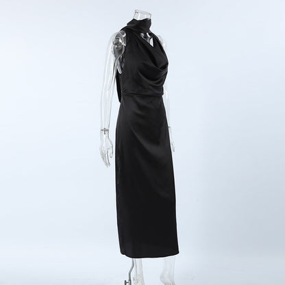 Veyrona Luxe Bodycon Dress - Black
