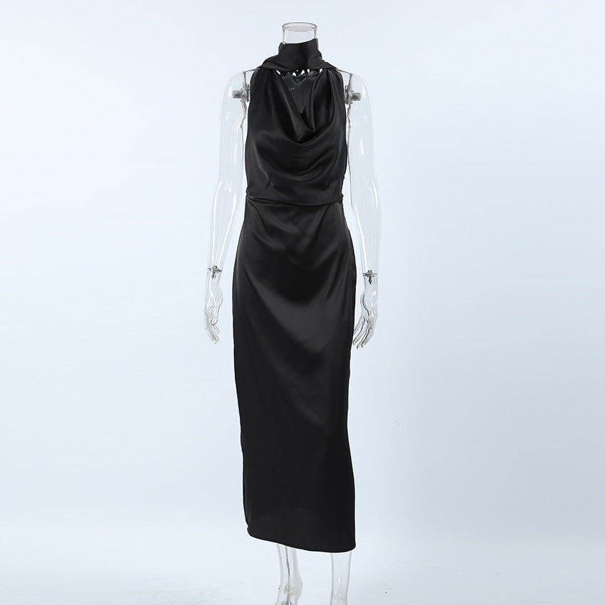 Veyrona Luxe Bodycon Dress - Black