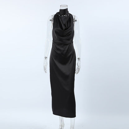 Veyrona Luxe Bodycon Dress - Black